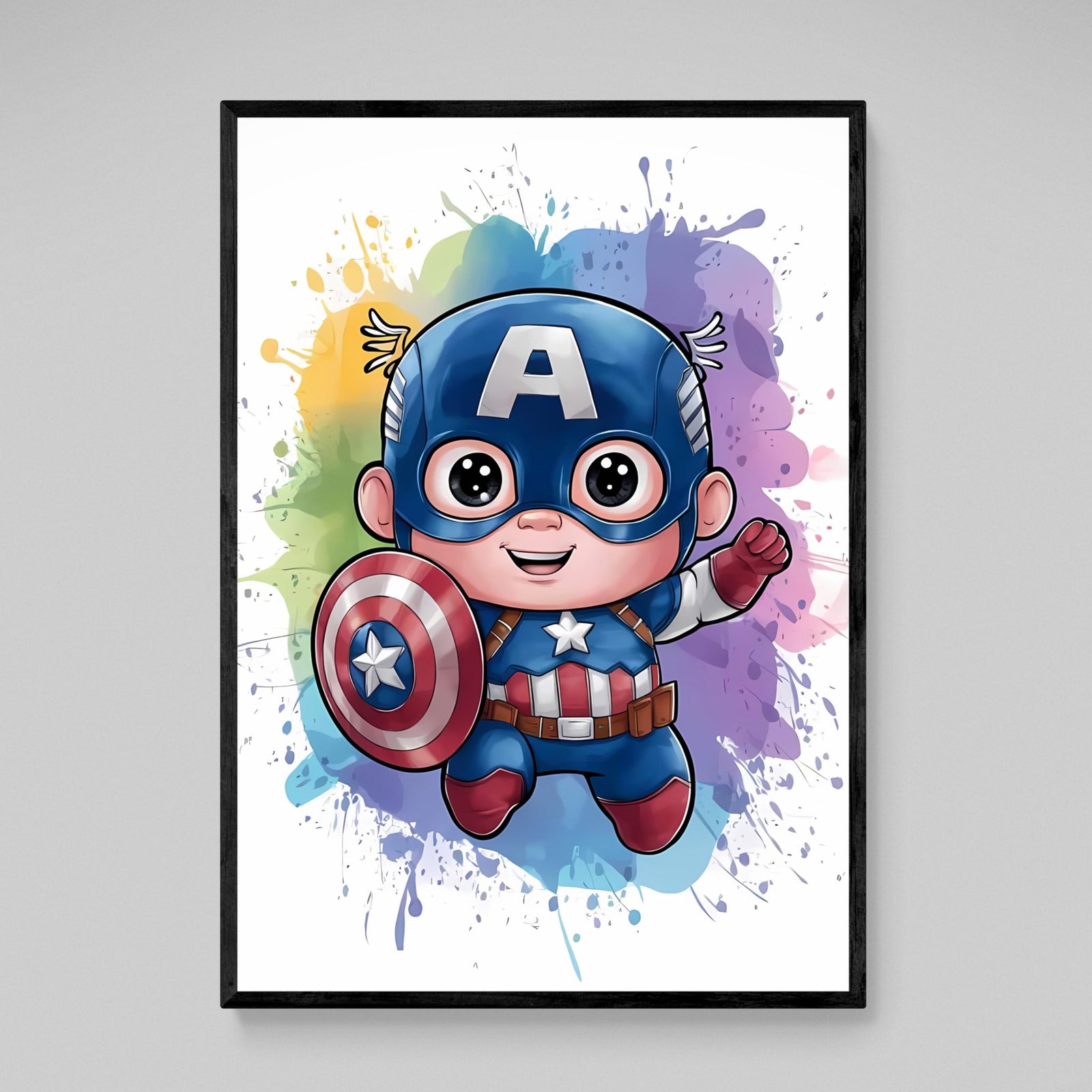 Tableau Chambre Enfant Captain America - The Art Avenue