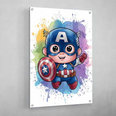 Tableau Chambre Enfant Captain America - The Art Avenue