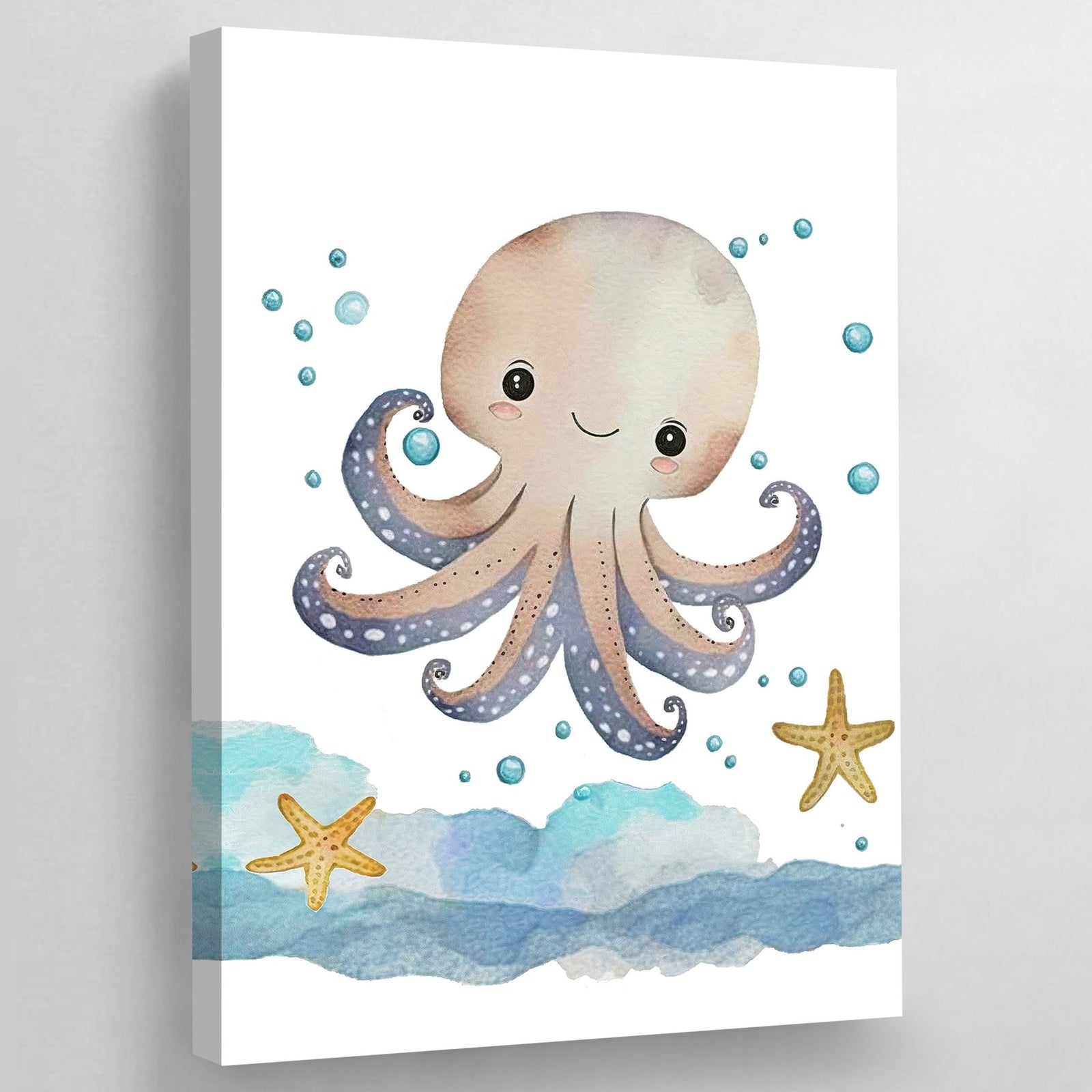 Tableau Chambre Enfant Poulpe - The Art Avenue
