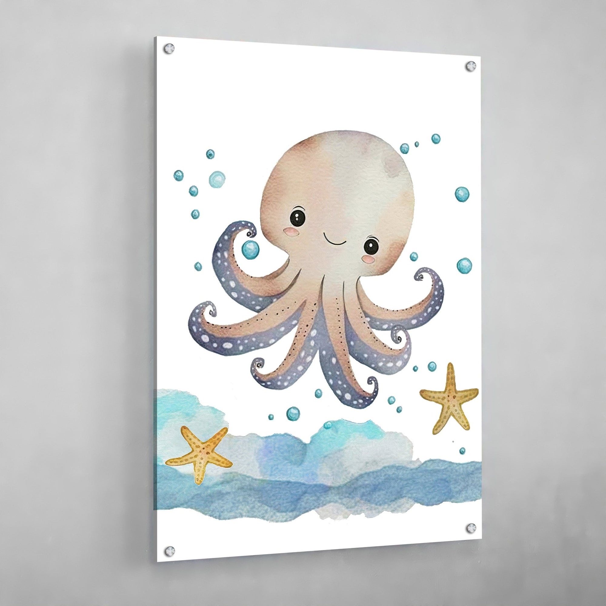 Tableau Chambre Enfant Poulpe - The Art Avenue