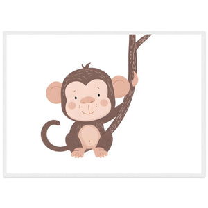 Tableau Chambre Enfant Singe - The Art Avenue