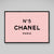 Tableau Chanel N°5 Rose - The Art Avenue