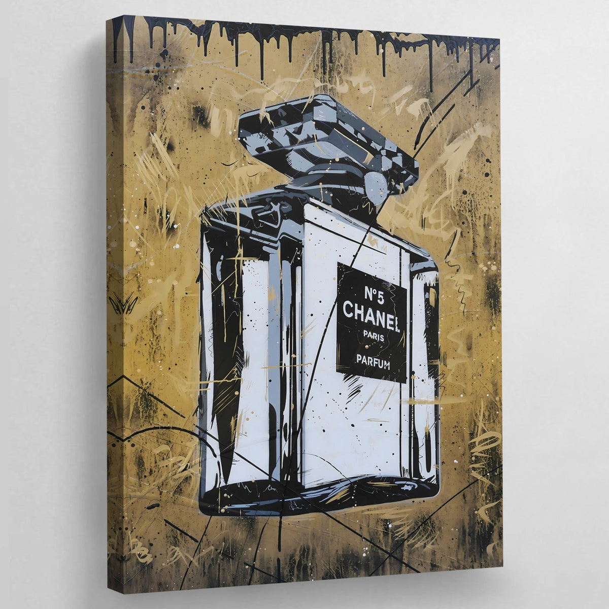 Tableau Chanel Parfum Noir et Or - The Art Avenue
