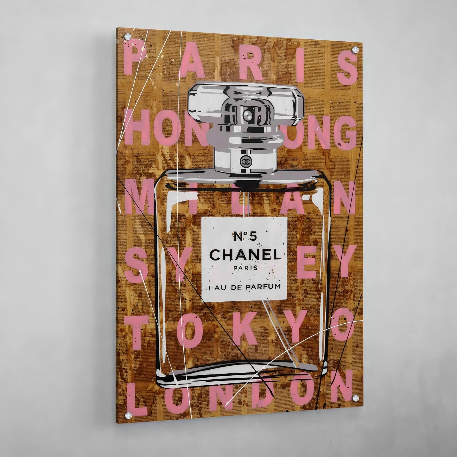 Tableau Chanel Parfum Paris Iconique - The Art Avenue