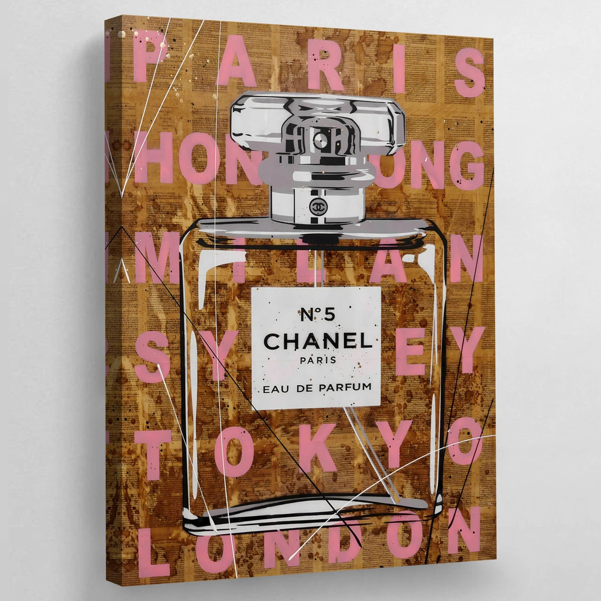 Tableau Chanel Parfum Paris Iconique - The Art Avenue