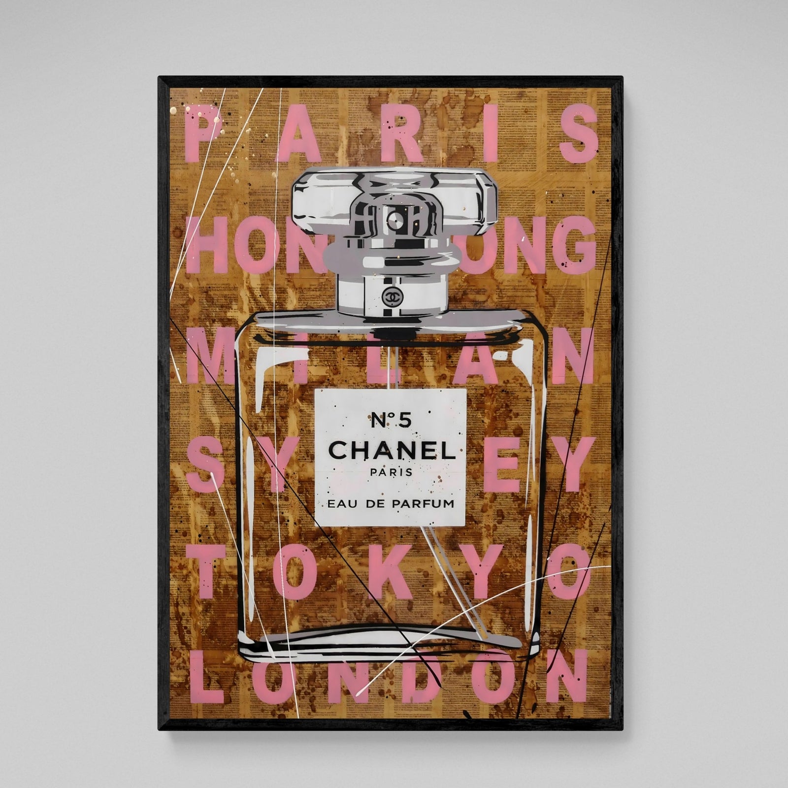 Tableau Chanel Parfum Paris Iconique - The Art Avenue