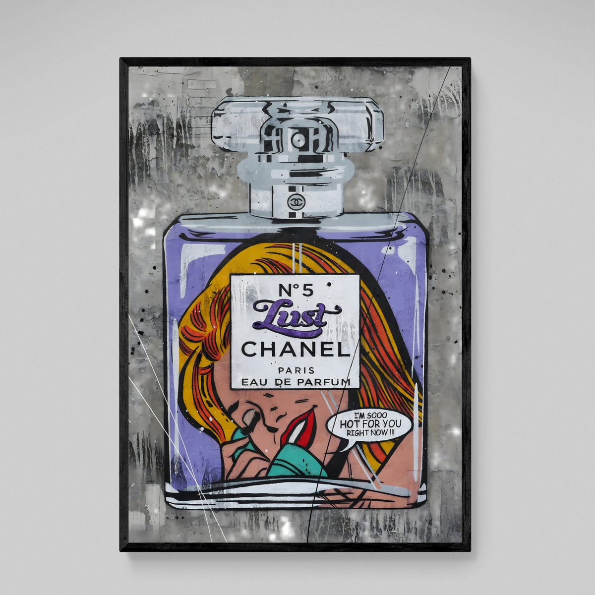 Tableau Chanel Parfum Séduction Pop Art - The Art Avenue