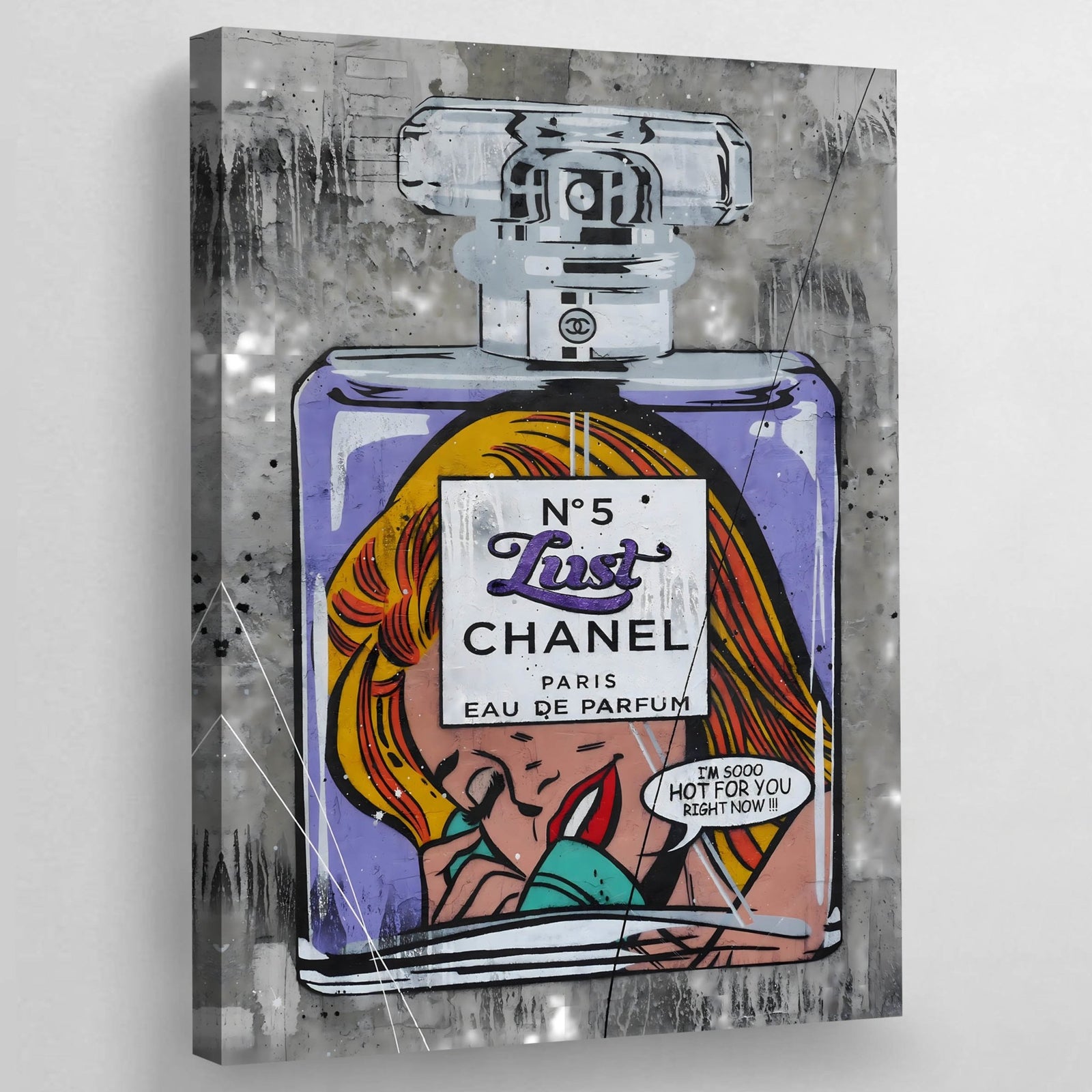 Tableau Chanel Parfum Séduction Pop Art - The Art Avenue