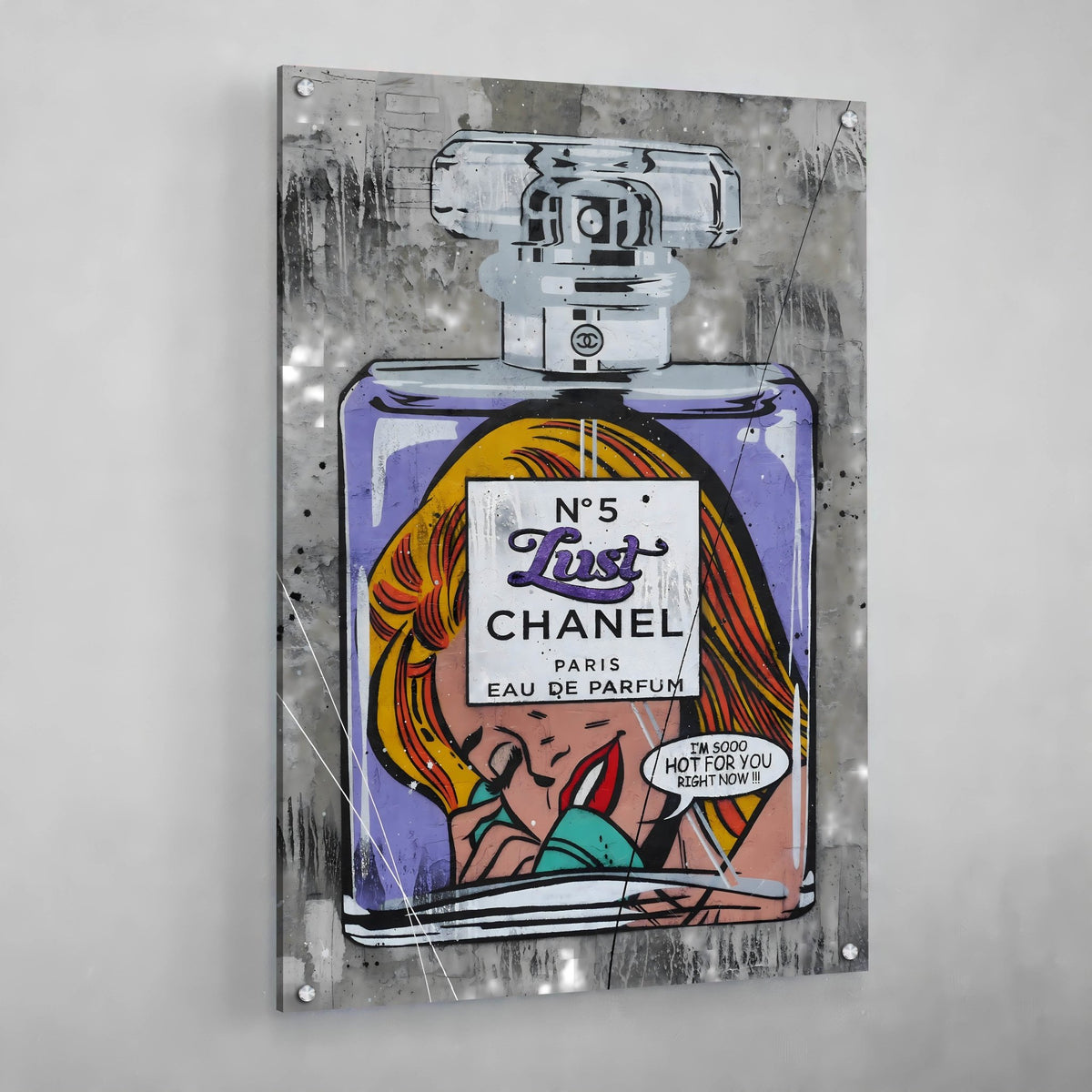 Tableau Chanel Parfum Séduction Pop Art - The Art Avenue