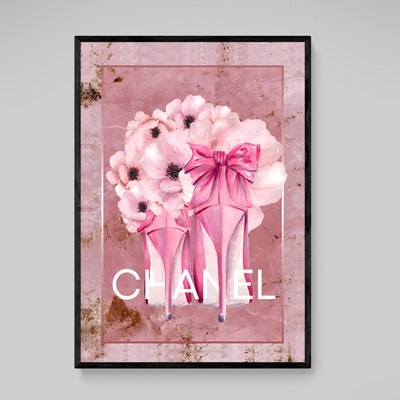 Tableau Chanel Rose Classique - The Art Avenue