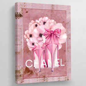 Tableau Chanel Rose Classique - The Art Avenue