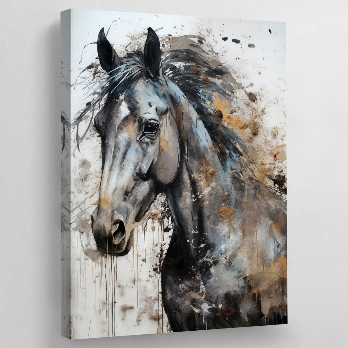 Tableau Cheval Abstrait - The Art Avenue