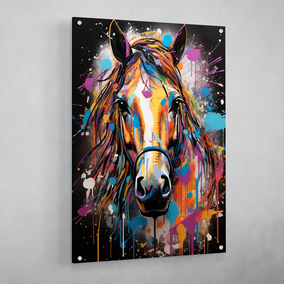 Tableau Cheval Graffiti - The Art Avenue