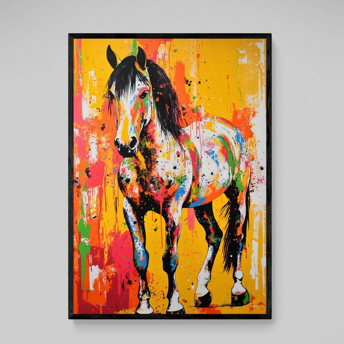 Tableau Cheval Moderne Coloré - The Art Avenue