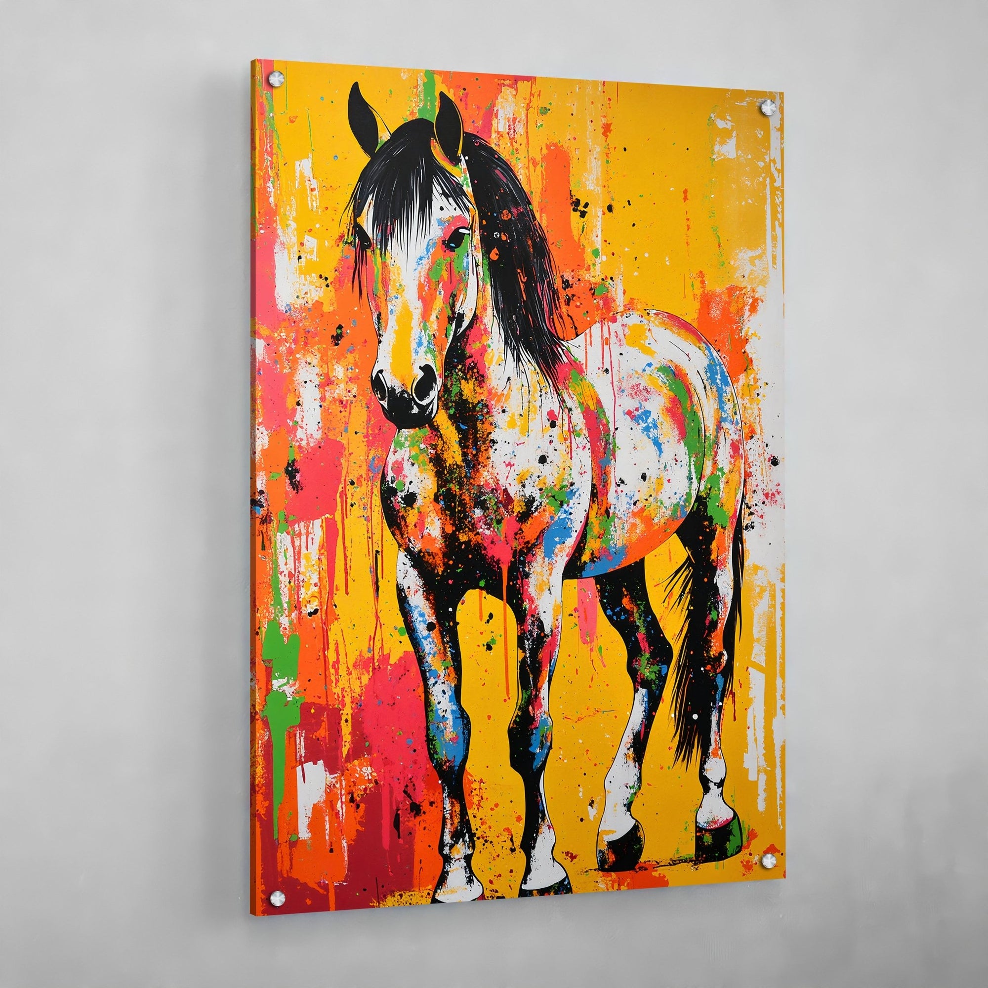 Tableau Cheval Moderne Coloré - The Art Avenue