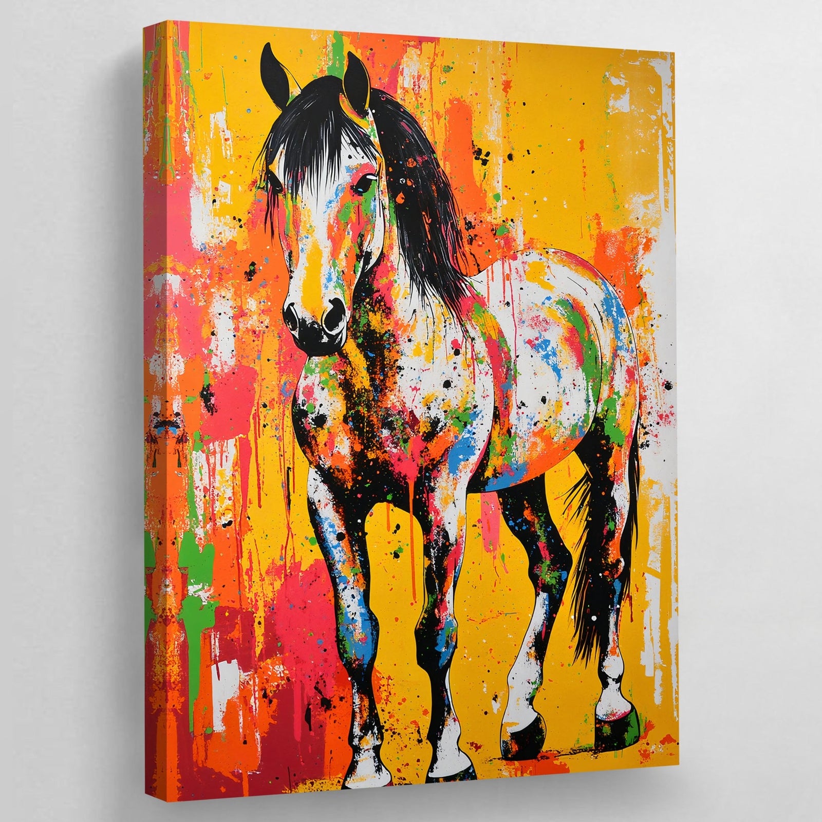 Tableau Cheval Moderne Coloré - The Art Avenue