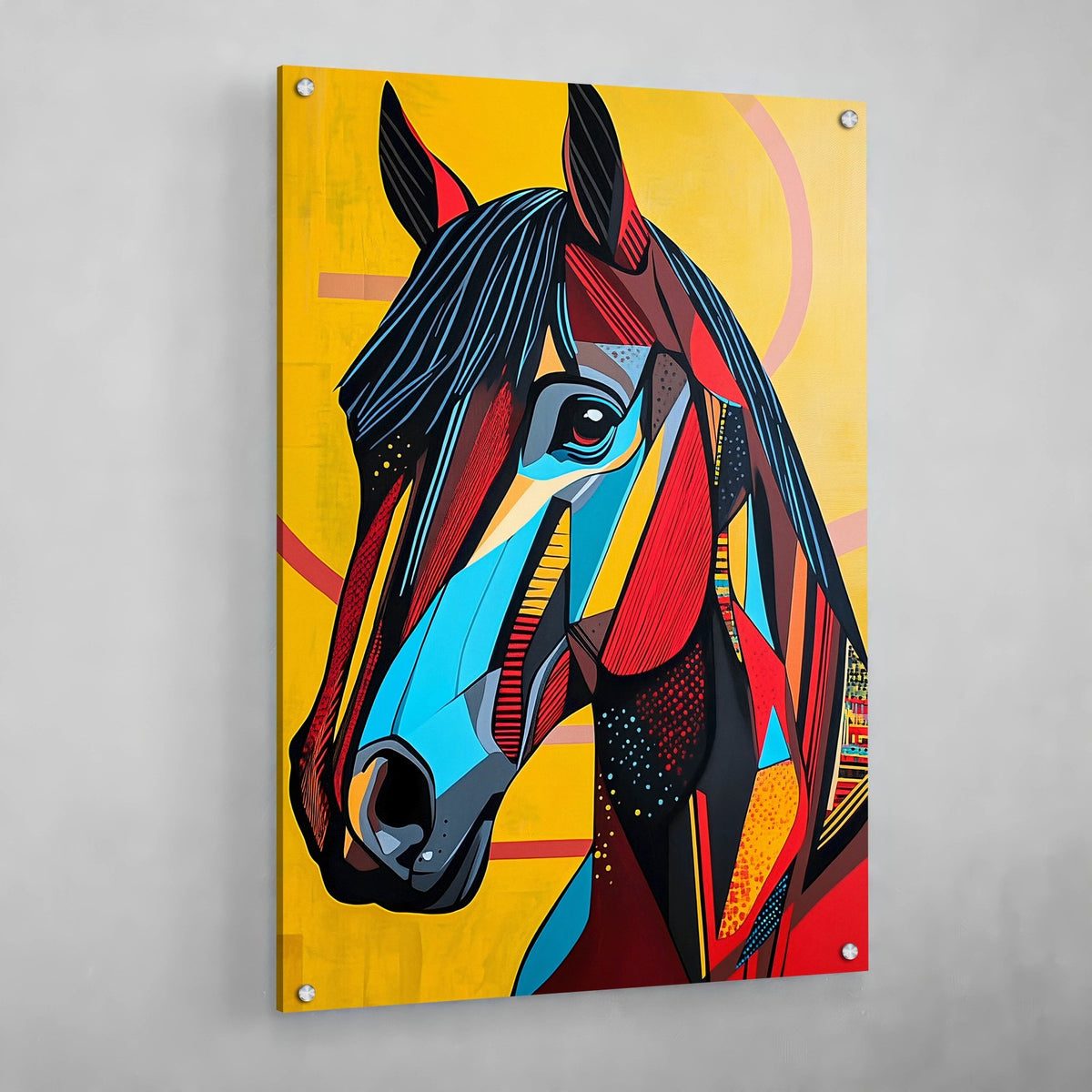 Tableau Cheval Pop Art - The Art Avenue