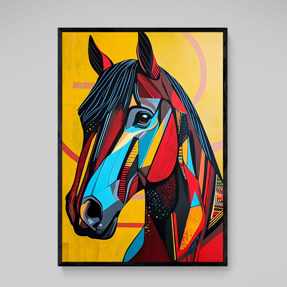 Tableau Cheval Pop Art - The Art Avenue