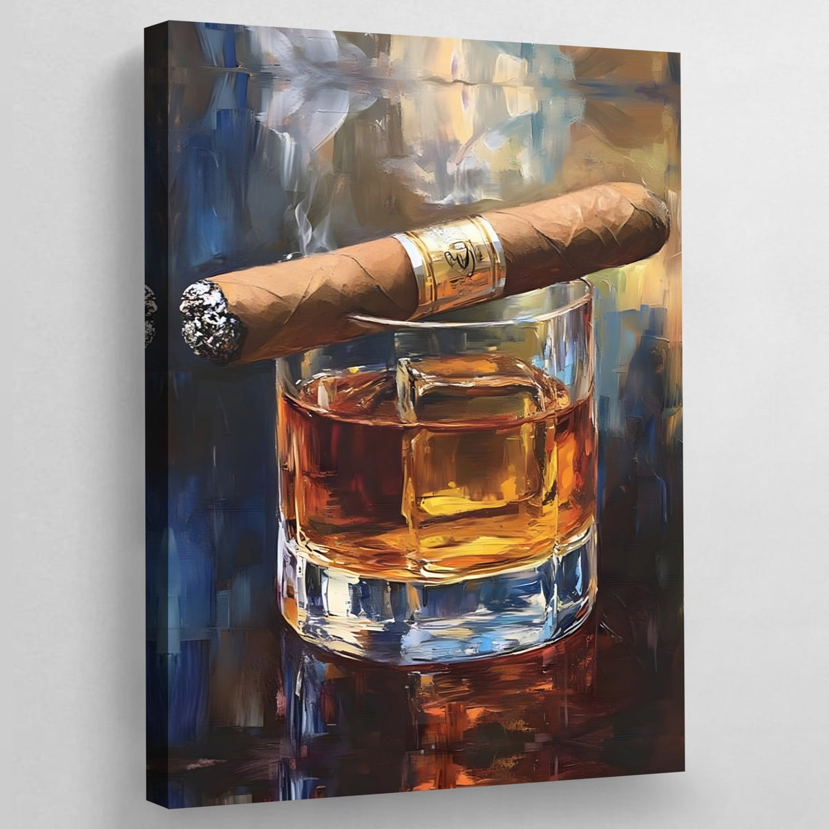 Tableau Cigar & Whisky - The Art Avenue