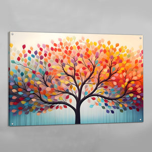 Tableau Coloré Arbre De Vie - The Art Avenue