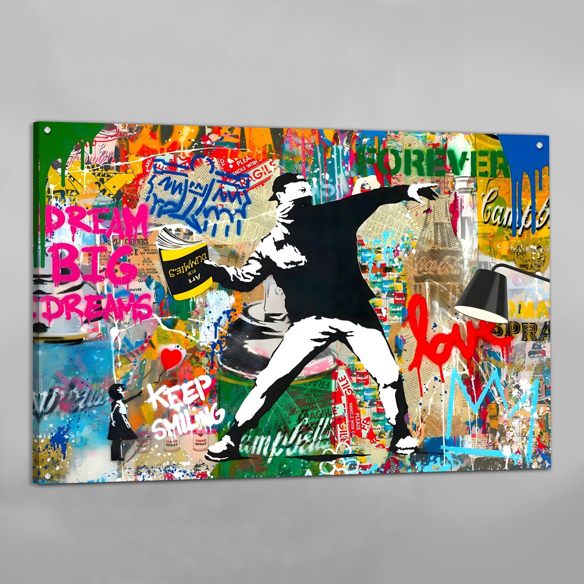 Tableau Coloré Banksy - The Art Avenue