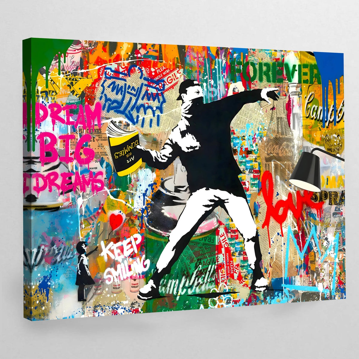 Tableau Coloré Banksy - The Art Avenue