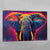 Tableau Coloré Éléphant Moderne - The Art Avenue