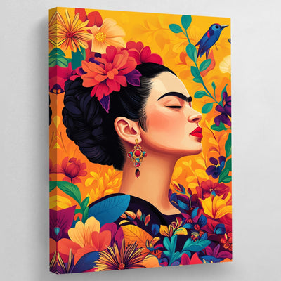 Tableau Coloré Frida Kahlo - The Art Avenue