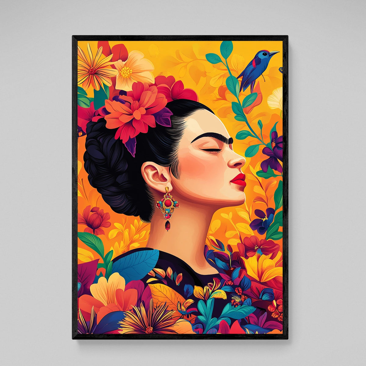 Tableau Coloré Frida Kahlo - The Art Avenue