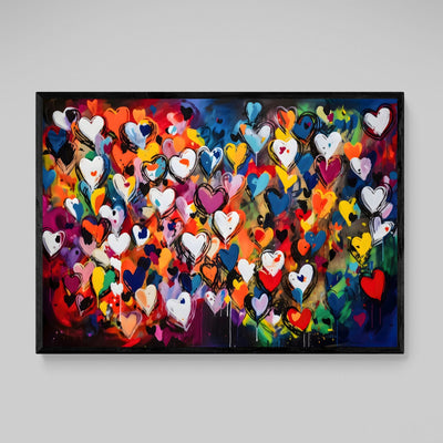 Tableau Coloré Graffiti - The Art Avenue
