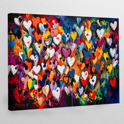 Tableau Coloré Graffiti - The Art Avenue