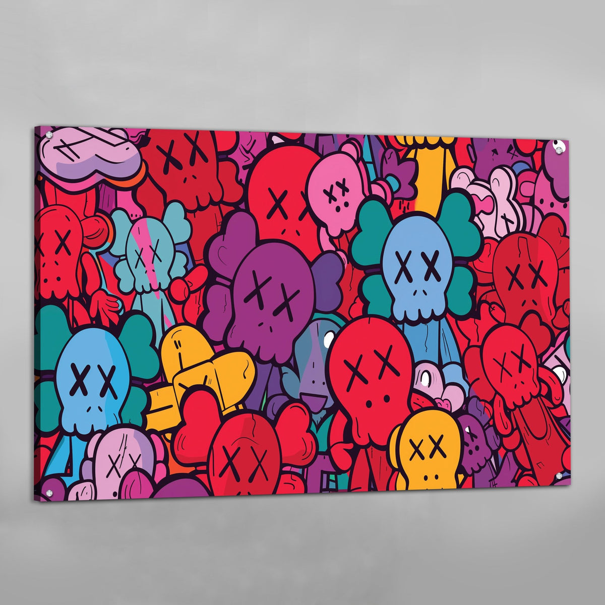 Tableau Coloré Kaws - The Art Avenue