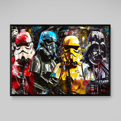 Tableau Coloré Star Wars - The Art Avenue