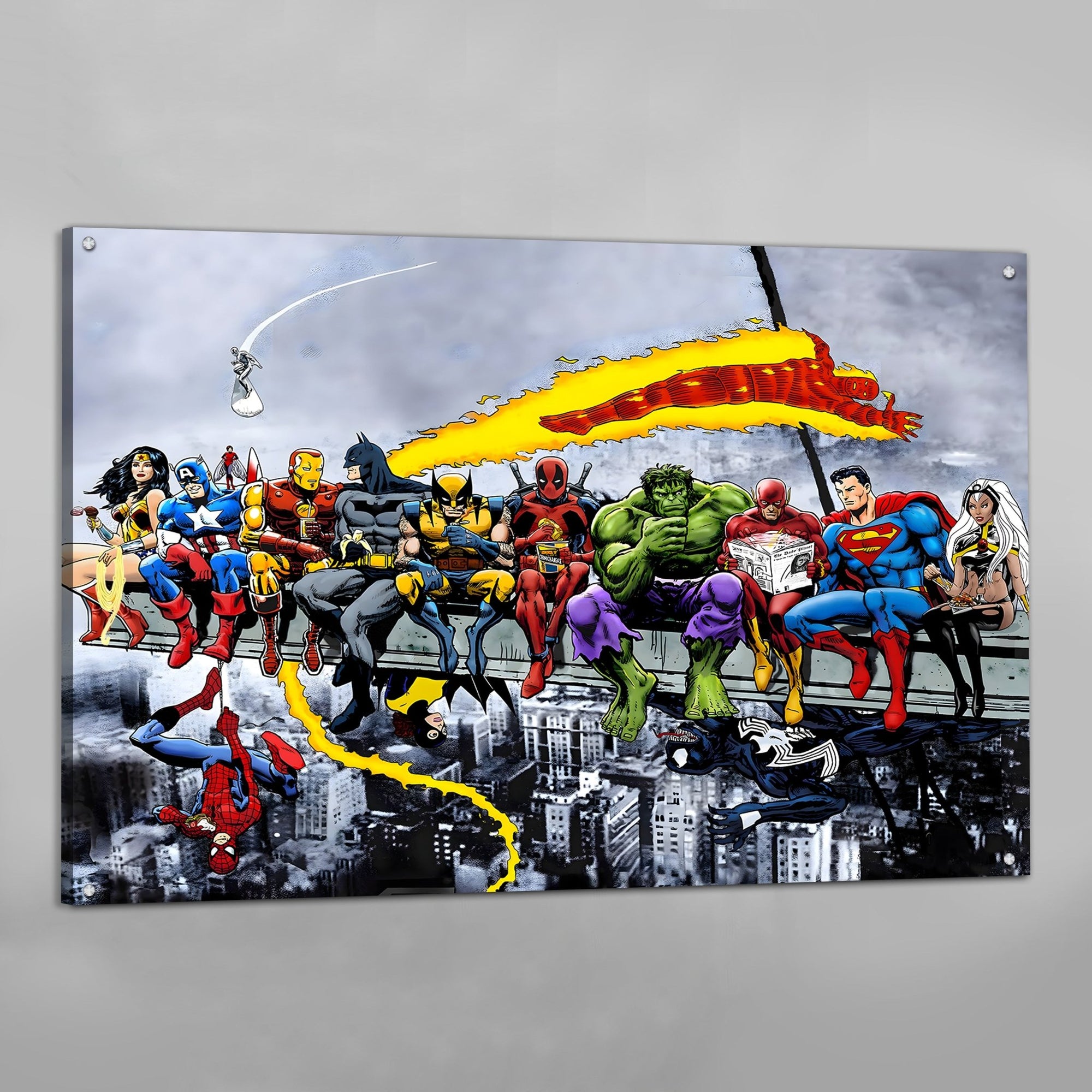 Tableau Coloré Super - Héros - The Art Avenue