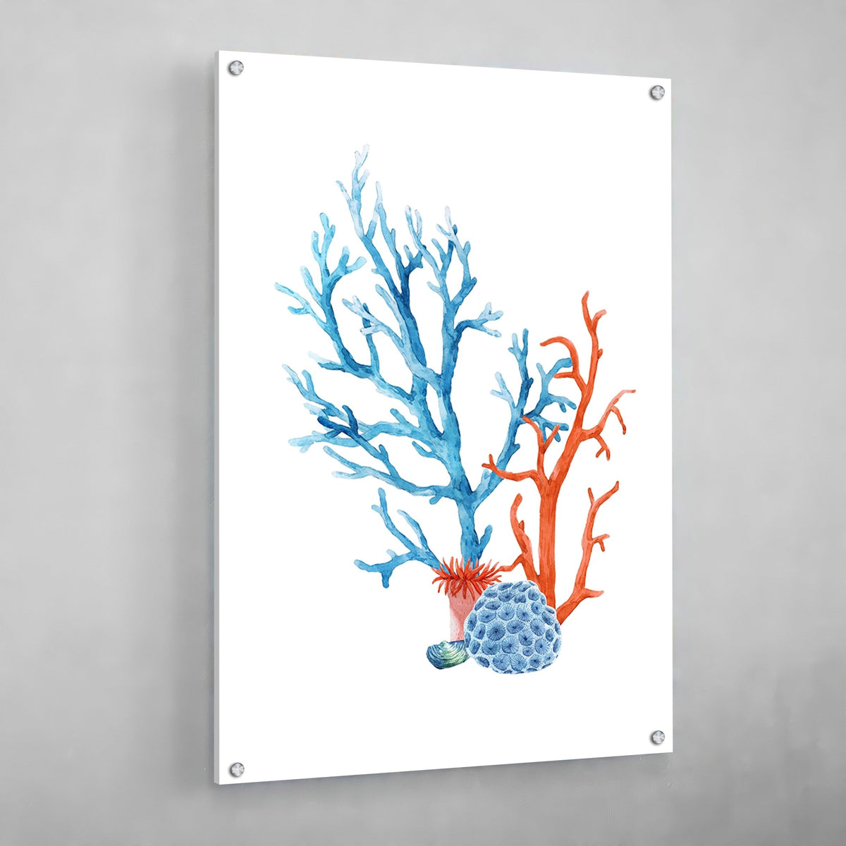 Tableau Corail Mer - The Art Avenue