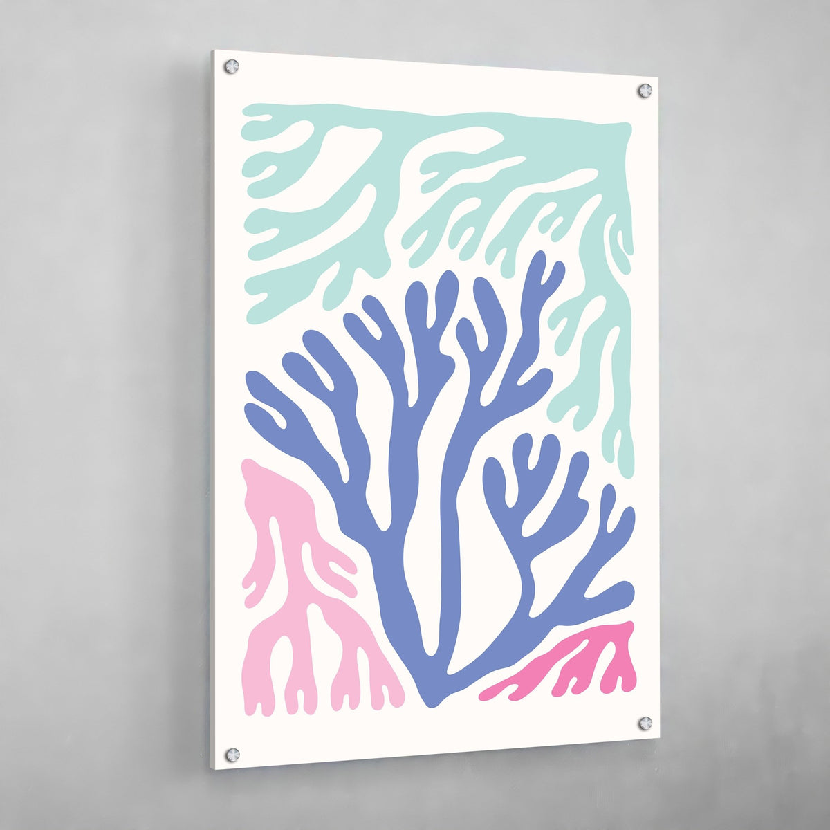 Tableau Corail Moderne - The Art Avenue