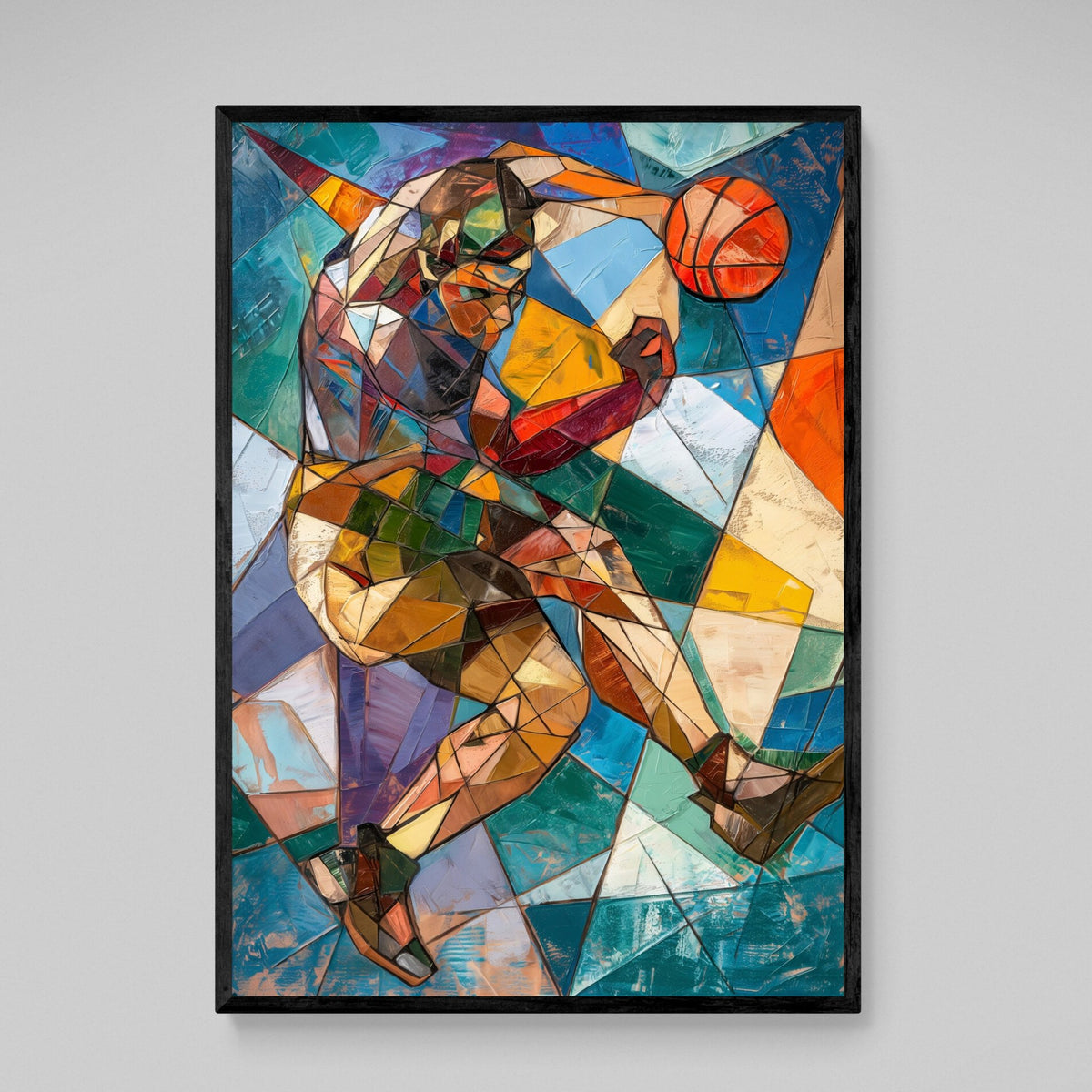 Tableau Cubisme Basketball - The Art Avenue
