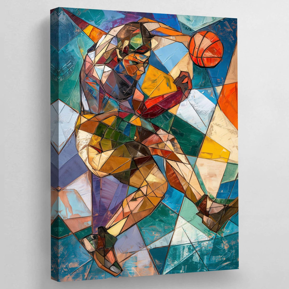 Tableau Cubisme Basketball - The Art Avenue