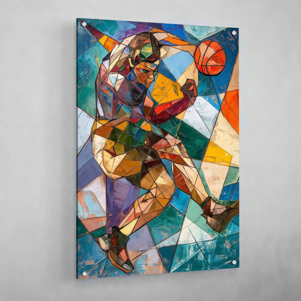 Tableau Cubisme Basketball - The Art Avenue