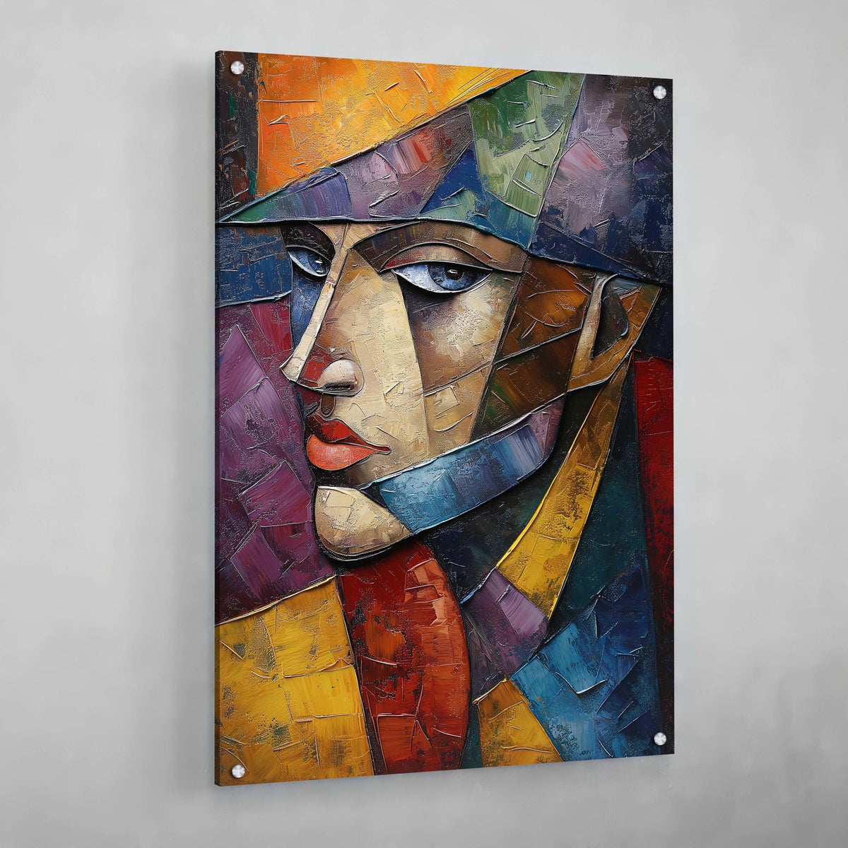 Tableau Cubisme Femme Élégante - The Art Avenue