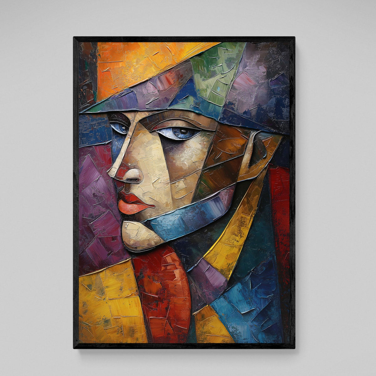 Tableau Cubisme Femme Élégante - The Art Avenue