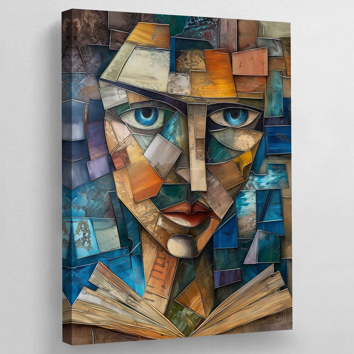 Tableau Cubisme Moderne Visage - The Art Avenue