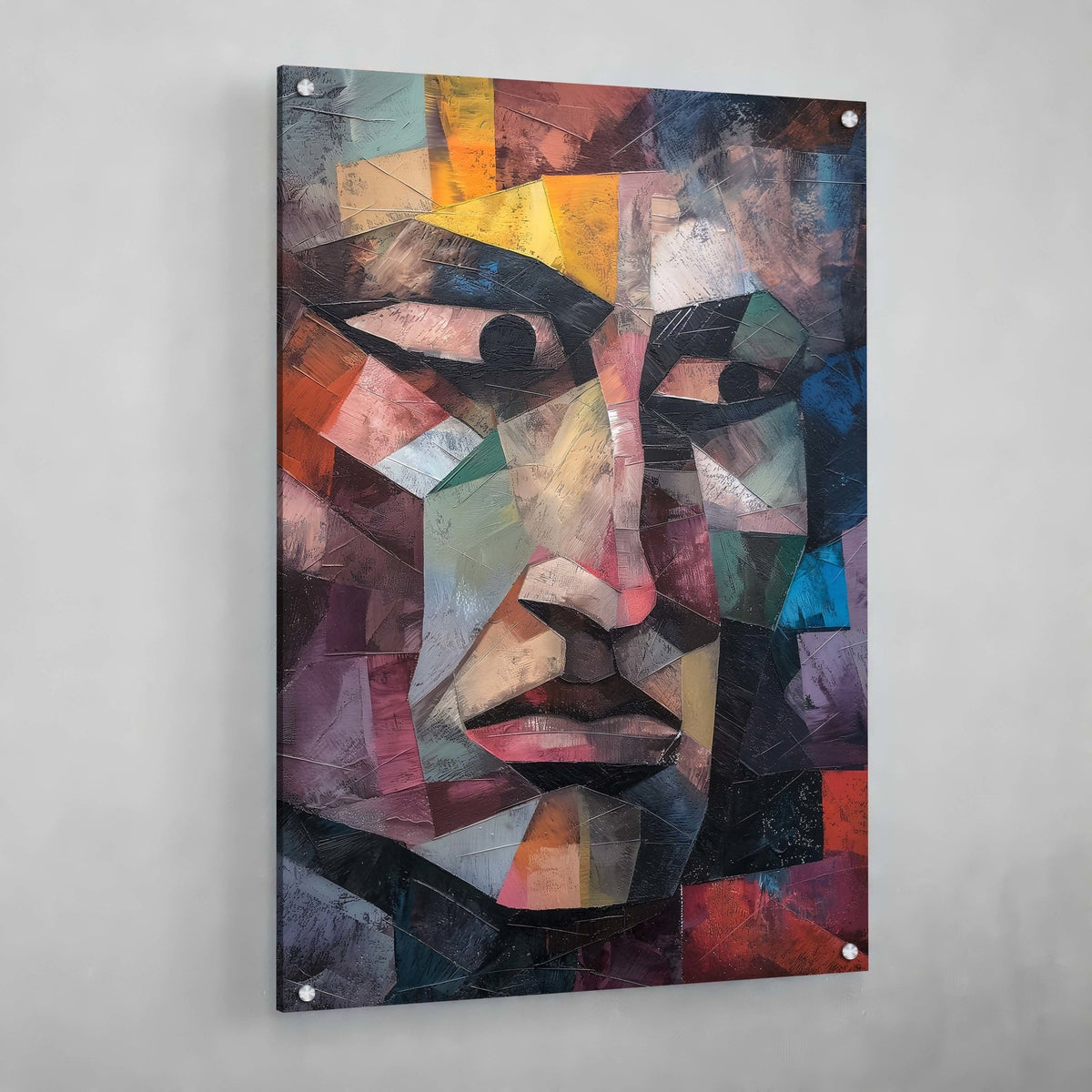 Tableau Cubisme Visage Contemporain - The Art Avenue