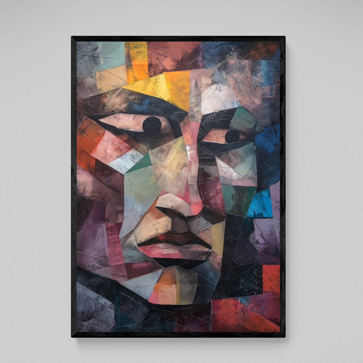 Tableau Cubisme Visage Contemporain - The Art Avenue