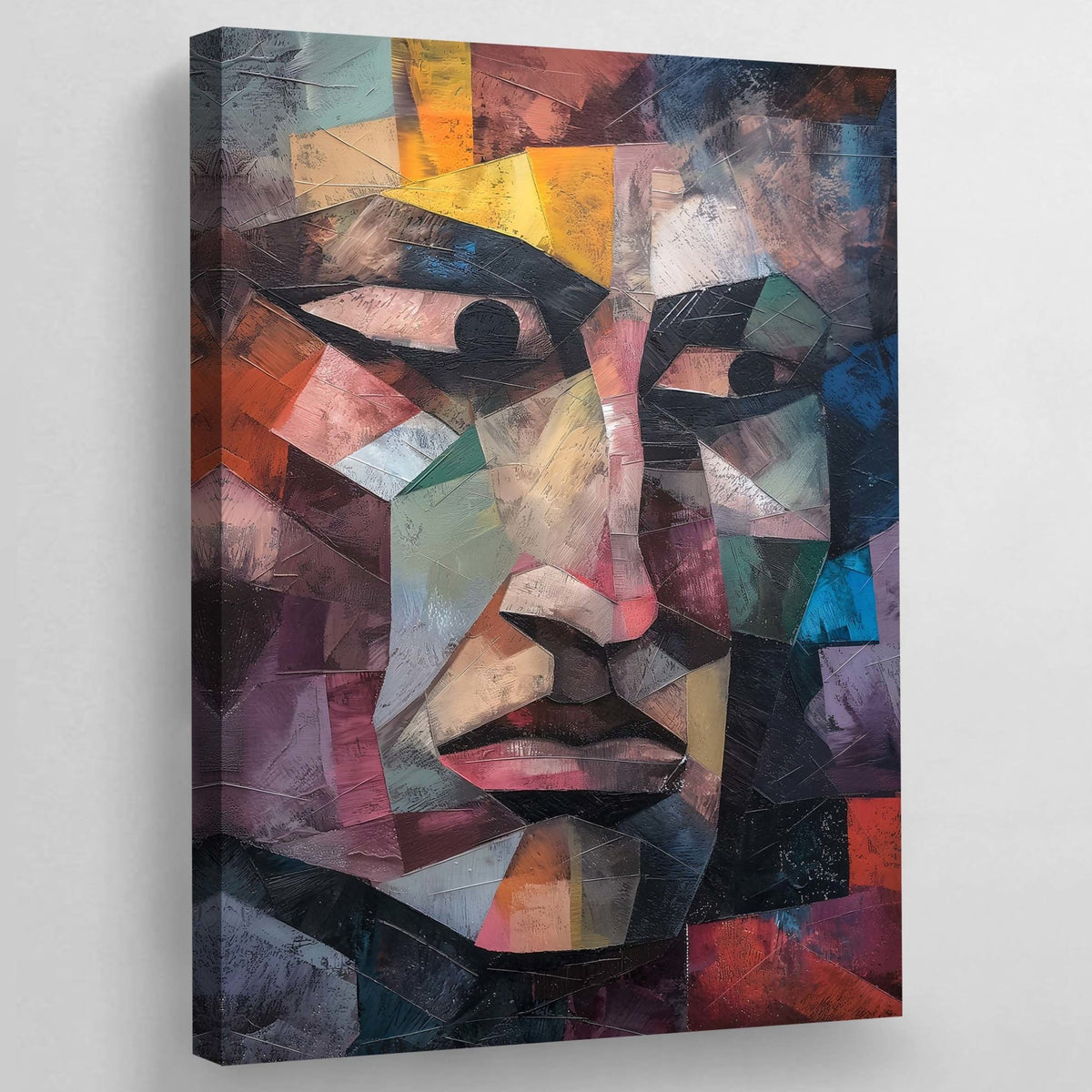 Tableau Cubisme Visage Contemporain - The Art Avenue