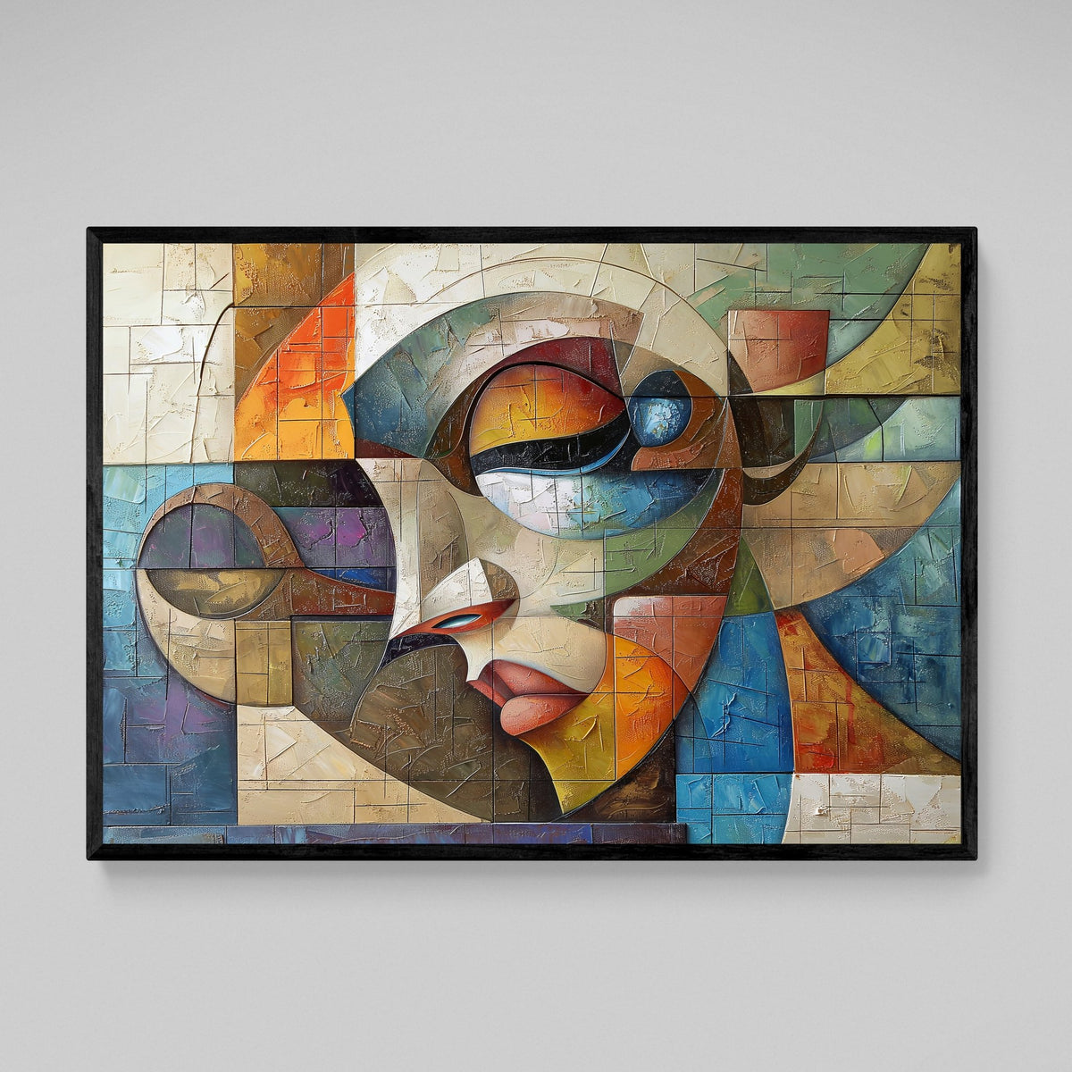 Tableau Cubisme Visage Design - The Art Avenue