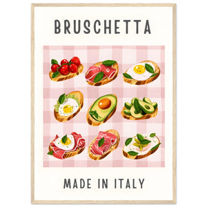 Tableau Cuisine Bruschetta - The Art Avenue