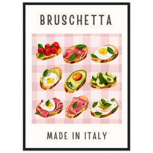 Tableau Cuisine Bruschetta - The Art Avenue