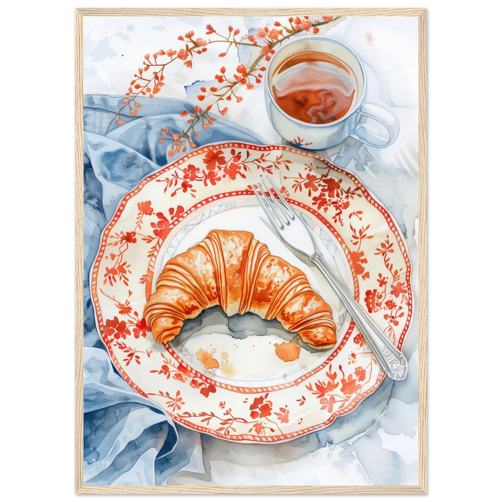 Tableau Cuisine Croissant - The Art Avenue