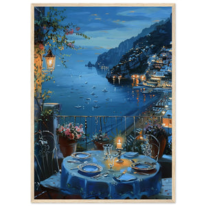 Tableau Cuisine Paysage Nuit - The Art Avenue